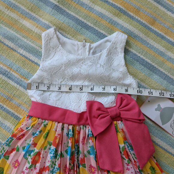 ⭐ 🆕 New Rare Editions floral Spring/Easter/Mother's day dress 2T - Picture 12 of 15